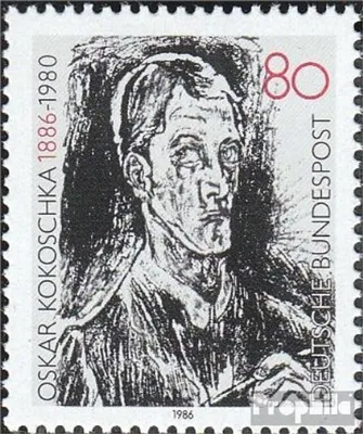 Produktbild von Briefmarken BRD (BR.Deutschland) 1986 Mi 1272 (kompl.Ausg.) FDC 100.Geburtstag von Kokoschka