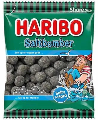 Productafbeelding van Haribo Saltbomber, 325 gram