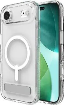 Zdjęcie produktu dla ZAGG Crystal Palace Snap Kickstand, Pokrowiec, Apple, iPhone 17 Air, 16,5 cm (6.5"), Przezroczysty