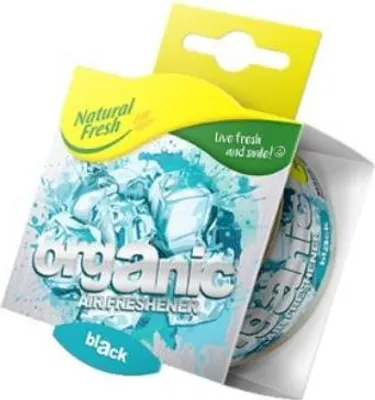 Produktbild von Auto Lufterfrischer Organic Black Duftspender Autoduft Duftdose Duft Parfüm Gel
