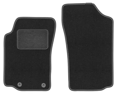 Immagine prodotto di Tappetini anteriori in moquette per Peugeot 306 1993-2001 (cabrio) – 2 pezzi, grigio grafite, su misura – Wielganizator LUX