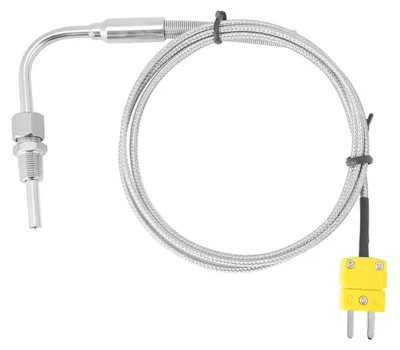 Thermoelement Typ K, Abgastemperatursonde, sichtbare Spitze, Stecker
