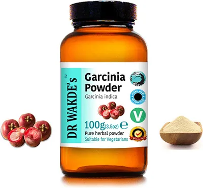 Produktbild von DR WAKDE'S Garcinia Fruchtpulver - 100 g (3,5 Unzen) | Rein, Raw & Getrocknetes Pulver | Ayurveda-Kräuter | Vegan | Nichts hinzugefügt, nichts entfern