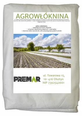 Zdjęcie produktu dla Agrowłóknina Otulina Okryciowa Wiosna/Zima Biała 1,6X5M 17G/M2