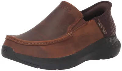 Zdjęcie produktu dla Skechers Męskie mokasyny Parson-Oswin, wsuwane, kolor brązowy, rozmiar 50.5 EU
