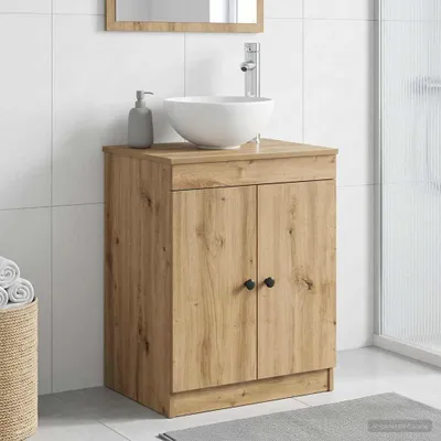 Obrázok produktu pre Maison Exclusive – Skrinka do kúpeľne, prevedenie Artisan Oak, rozmer 54 x 41 x 70 cm, materiál: drevovláknité dosky