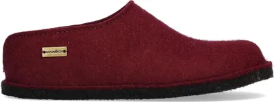 Produktbild von HAFLINGER® Hausschuhe Flair Smily Wollfilz Damen Clog, Farbe:bordeaux, Größe:42