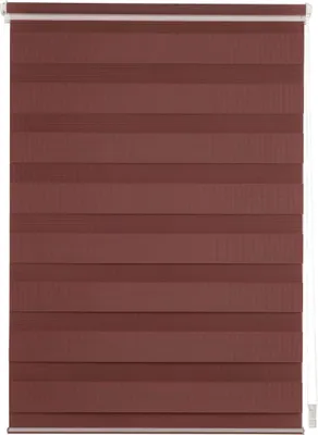 Produktbild von Doppelrollo auf Maß Klemmfix verspannt Farbe: Weinrot, Größe: B): 61-70  cm, L): 40-160 cm