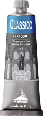Immagine prodotto di Maimeri Classico Olejová barva Primary Blue Cyan 60 ml 1 ks