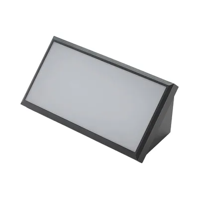 Produktbild von Lindby LED-Außenwandleuchte Abby, grau, Kunststoff, IP65
