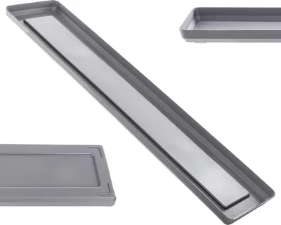 Obrázek produktu pro KADAX stojan na květináče 53,5 cm, obdélníkový podnos, antracit, plast