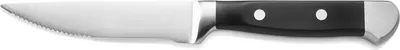 Produktbild von 12 Steakmesser Edelstahl, POM Kunststoff schwarz 25,8 cm