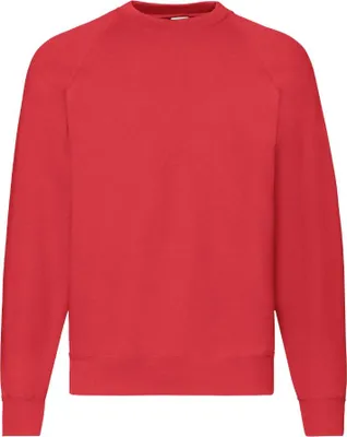 Produktbild von Klassisches Sweatshirt Raglan-Schweiß - Rot, M