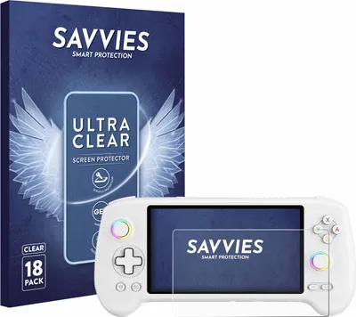 Produktbild von 18x Für Anbernic RG557 Schutzfolie Savvies Displayschutz Display Schutz Folie Klar Transparent