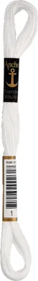 Produktbild von Anchor Sticktwist 4635000-00001 hochweiß Stickgarn, 100 % Baumwolle