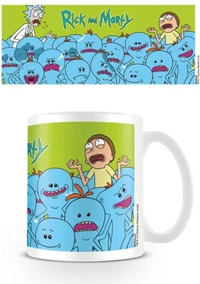 Produktbild von Rick And Morty - Kaffeebecher PM2238 (Einheitsgröße) (Blau/Grün)
