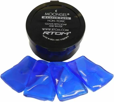 Produktbild von RTOM MG Moongel Dämpfungselemente – 4 Stück – Klebende Gel-Rechtecke