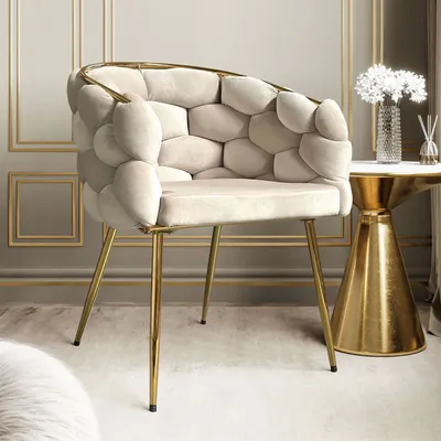 Produktbild von Gepolsterter Stuhl BLOSSOM Beige