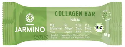 Produktbild von Collagen Riegel Matcha 55g - 12er Vorteilspack von Jarmino
