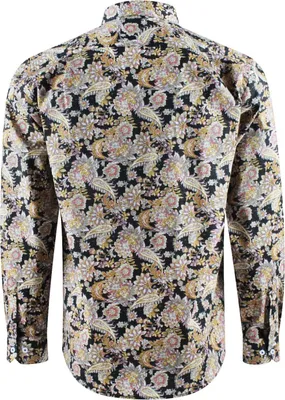 Immagine prodotto di Camicia da uomo Yves Enzo nera con stampa SIAM 207-2  XL