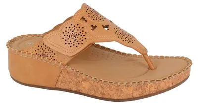 Produktbild von Cipriata - "Corina" Sandalen für Damen, PolyurethanDF4660 (38 EU) (Hellbraun)