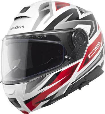 Obrázek produktu pro Schuberth C5 Zenith výklopná přilba, červená/bílá, M (57)