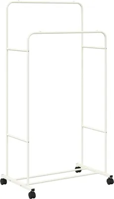 Obrázok produktu pre Vešiak na oblečenie Jednofarebný Biela 80 x 53 x 156 cm