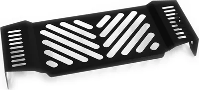 Produktbild von ZIEGER Kühlerabdeckung kompatibel mit Yamaha XSR125 Clean schwarz