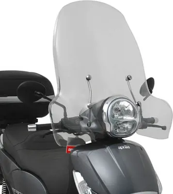 Obrázok produktu pre Číry predný štít GIVI 50x72cm pre APRILIA Scarabeo 250/300/400/500