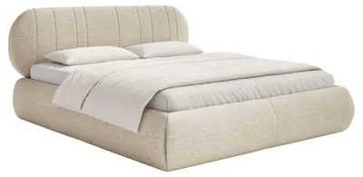 Produktbild von Selsey Asmelio - Polsterbett, beige, 180x200 cm