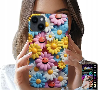 Obrázok produktu pre Puzdro Na Iphone 15 - Farebné Kvety, Sedmokrásky