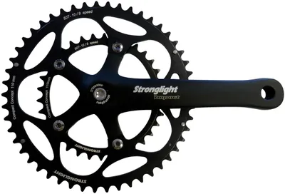 Produktbild von Stronglight Kurbelgarnitur 2F IMPACT 175 mm schwarz 34/50