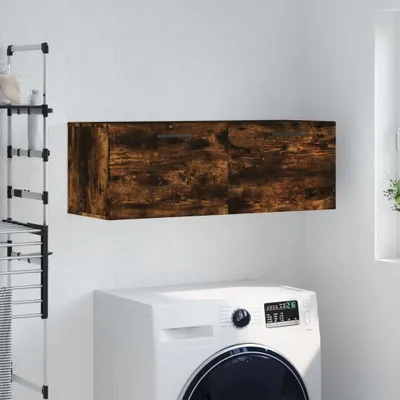 Produktbild von "2026 Moderne"Wandschrank - Küchenschrank(1 pc) klassische - Räuchereiche 100x36,5x35cm Holzwerkstoff - Kommoden DEMöbel586614