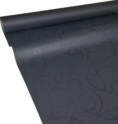 Produktbild von 50m x 0,75m JUNOPAX® Papiertischdecke LOOP schwarz