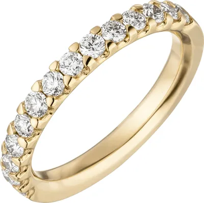 Produktbild von Gr. 56 Damen Ring 585 Gold Gelbgold 14 Diamanten Brillanten 0,56ct. Diamantring