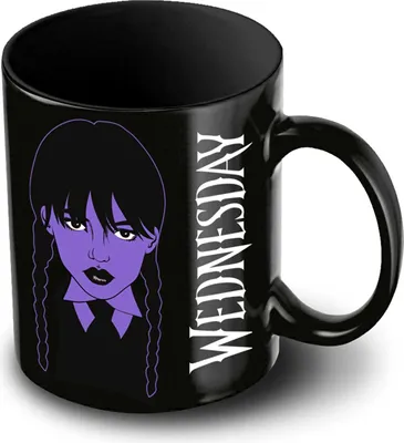 Produktbild von Karactermania Mittwochszopf Tasse Lila Lila One Size