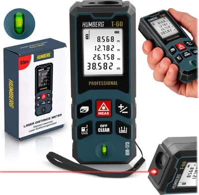 Zdjęcie produktu dla Dalmierz laserowy 60 m Humberg HM-173