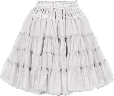 Produktbild von T0724-0200 weiß Petticoat-Unterrock 2 Lagen Einheitsgröße