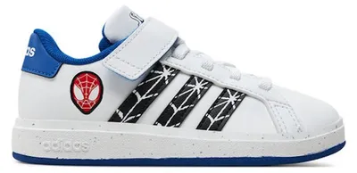 Immagine prodotto di adidas Grand Court Strap Marvel Spider-Man, colore bianco cloud, nero e blu royal (taglia intermedia), numero EU 30.5