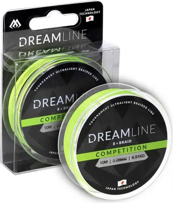 Image de Mikado Dreamline Competition Tresse 10 M Vert 0.140 mm Vert 0.140 mm