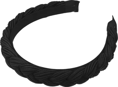Produktbild von Stoffhaarbänder, rutschfest, modisch, 2 cm breit, schwarze Haarbänder für Damen