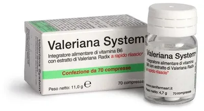 Productafbeelding van VALERIANA SYSTEM 70, tabletten