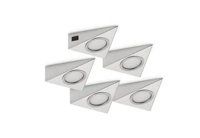 Produktbild von Naber Unterbauleuchte Razzo 1 Edelstahl 7064024 5er-Set
