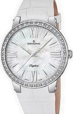 Produktbild von Candino Uhr Damen Armbanduhr C4597/1 Saphirglas Lederband