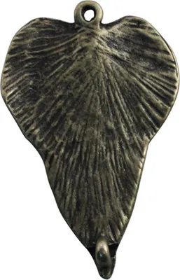 Produktbild von Kettenanhänger - Blatt 4 - dunkelgold