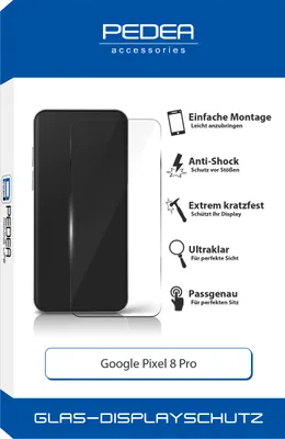 Produktbild von PEDEA Display-Schutzglas Google Pixel 8 Pro