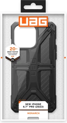 Produktbild von Uag Monarch - Schutzhülle Für Iphone 15 Pro Max (Kohlefaser)