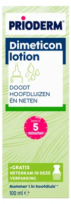 Productafbeelding van Prioderm Dimeticon Lotion + Netenkam (100 ml)