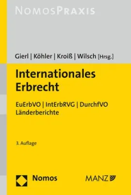 Produktbild von Internationales Erbrecht