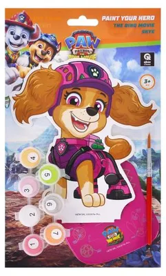 Image de Kit de peinture par numéros, figurine Paw Patrol, modèle RK8050-11